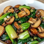 Bok Choy and Mushroom Stir Fry