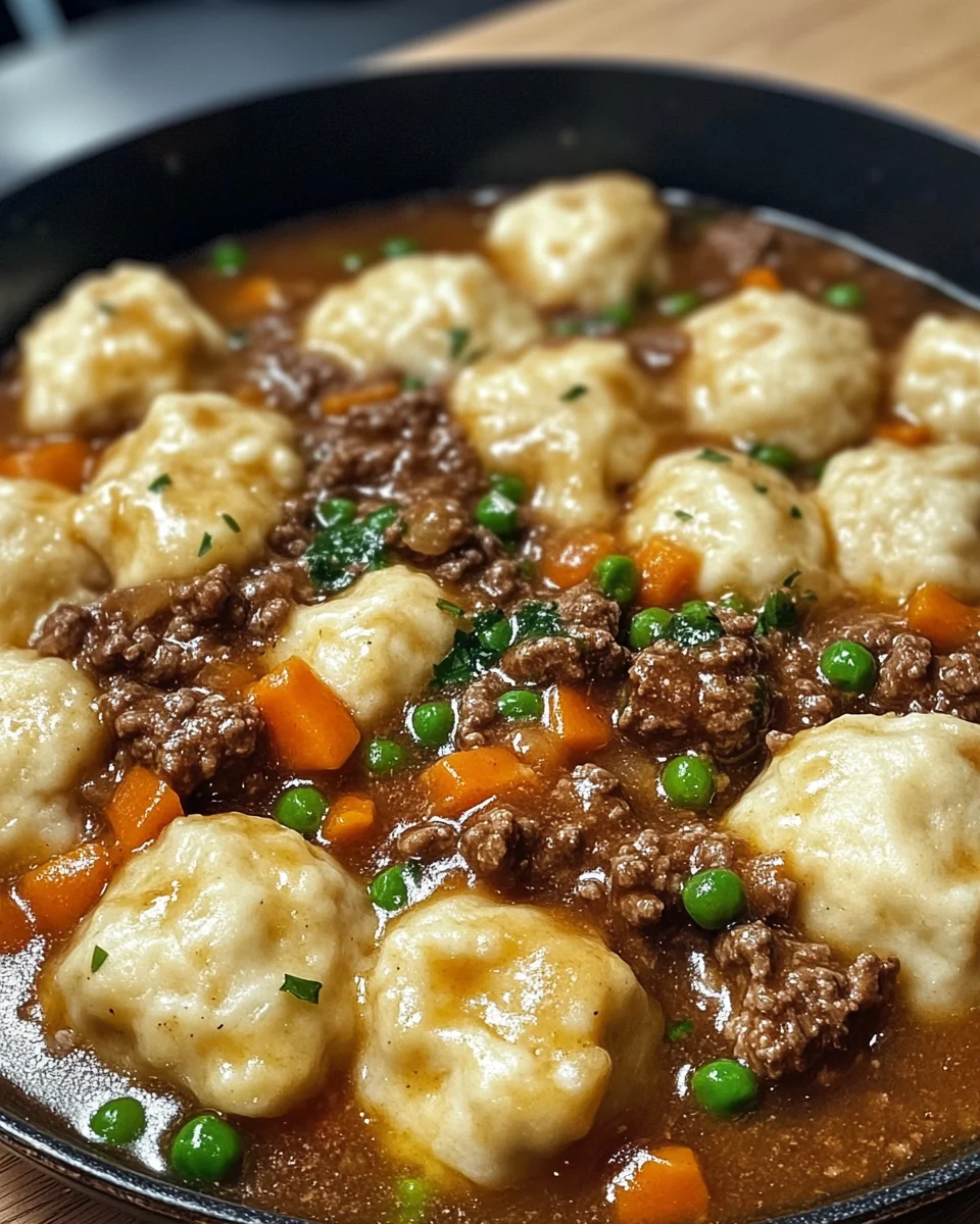 Ground Beef and Dumplings: A Hearty Delight Awaits!