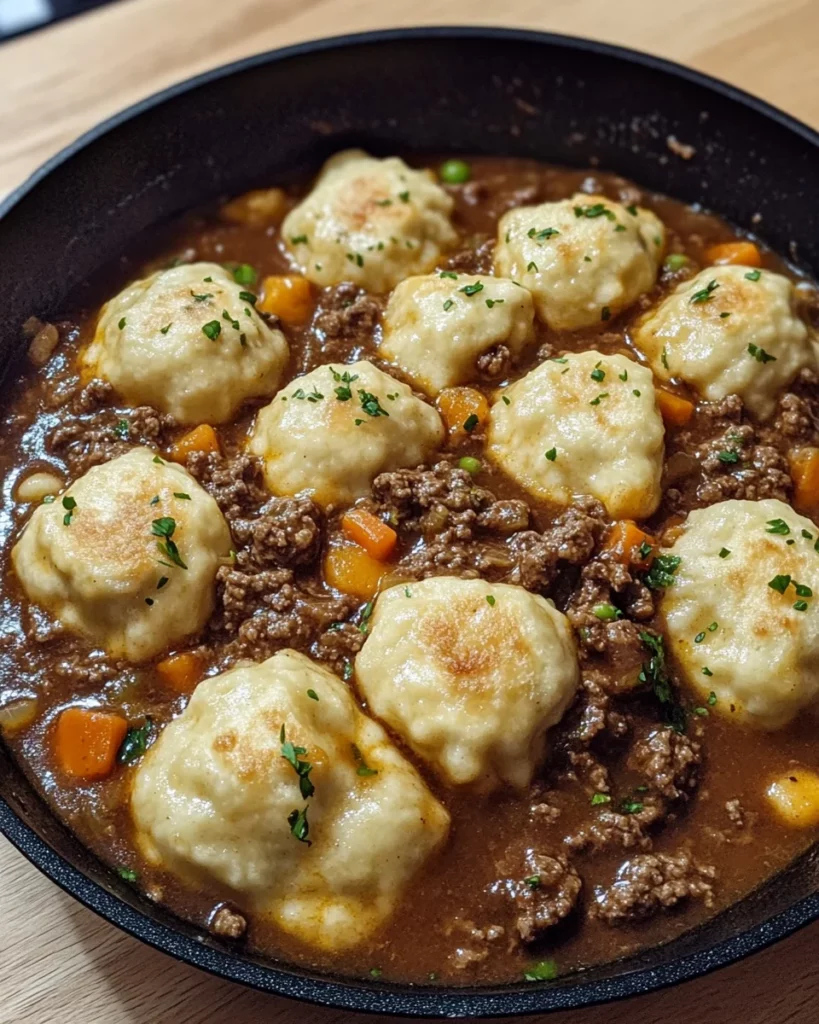 Ground Beef and Dumplings: A Hearty Delight Awaits!