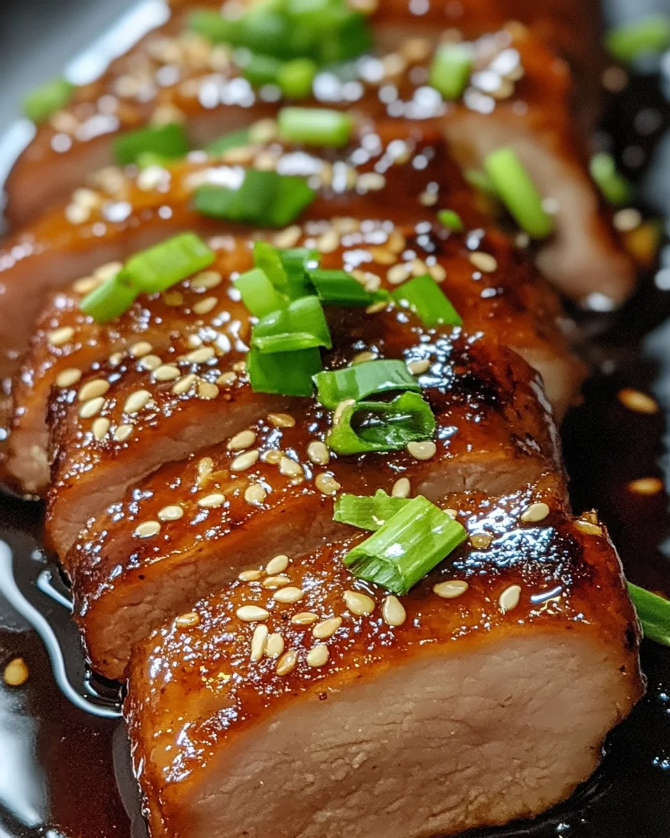Honey Garlic Pork Tenderloin