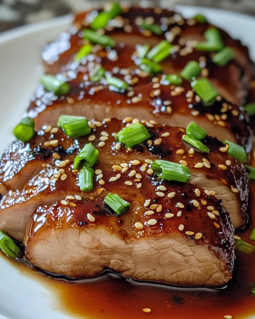 Honey Garlic Pork Tenderloin