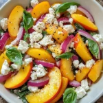 Peach Feta Salad