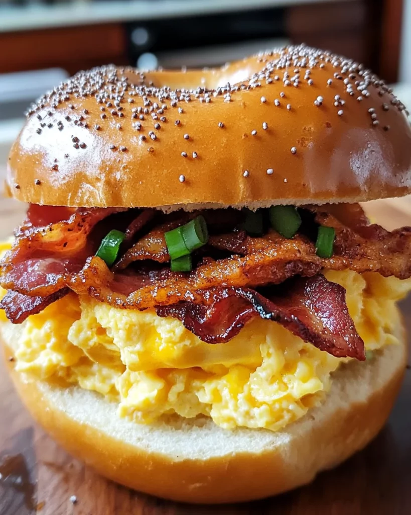 Breakfast Bagel Sandwich