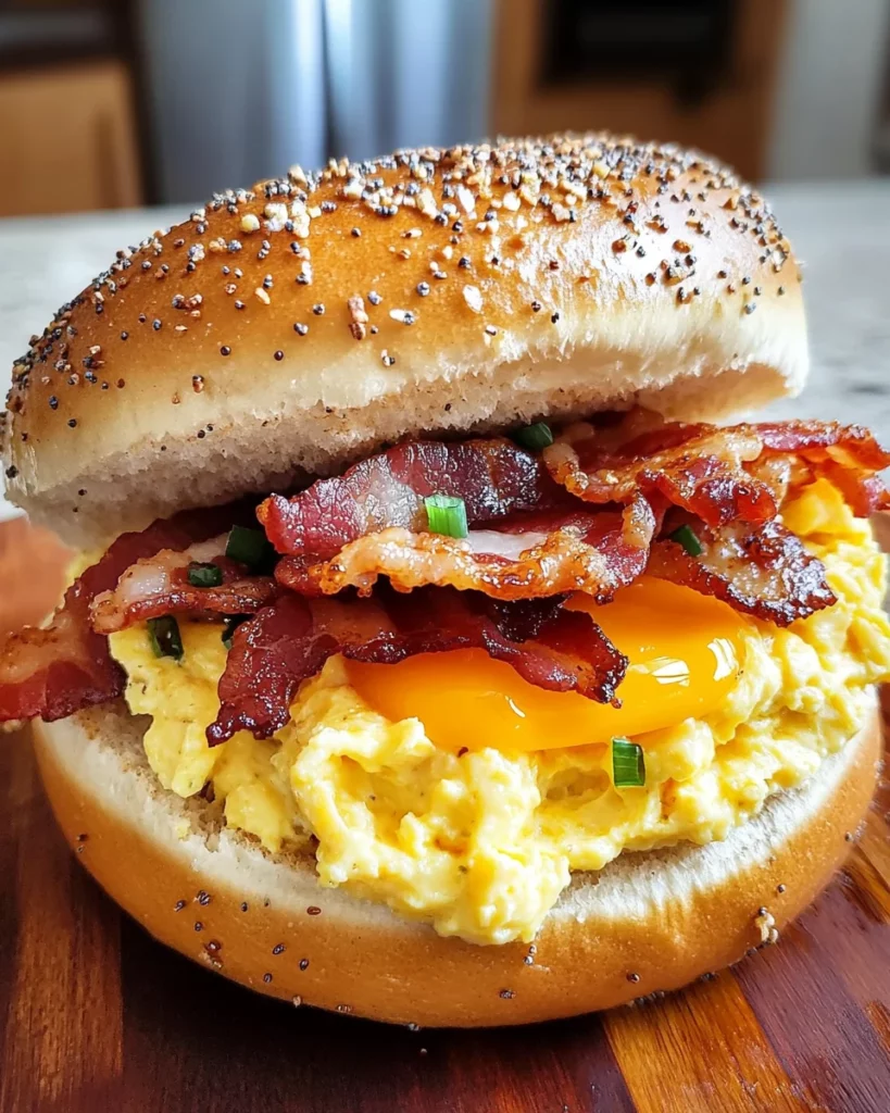 Breakfast Bagel Sandwich