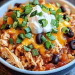 Crock Pot Chicken and Rice Burrito Bowl