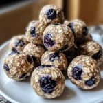 No-Bake Lemon Blueberry Protein Bites
