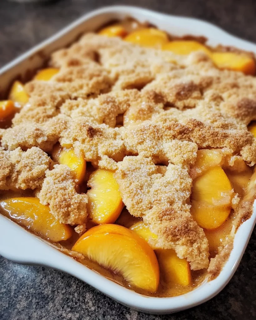Peach Cobbler