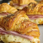 Ham and Cheese Croissant Sandwiches