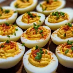 Spicy Chili Garlic Deviled Eggs Recipe with a Fiery Kick