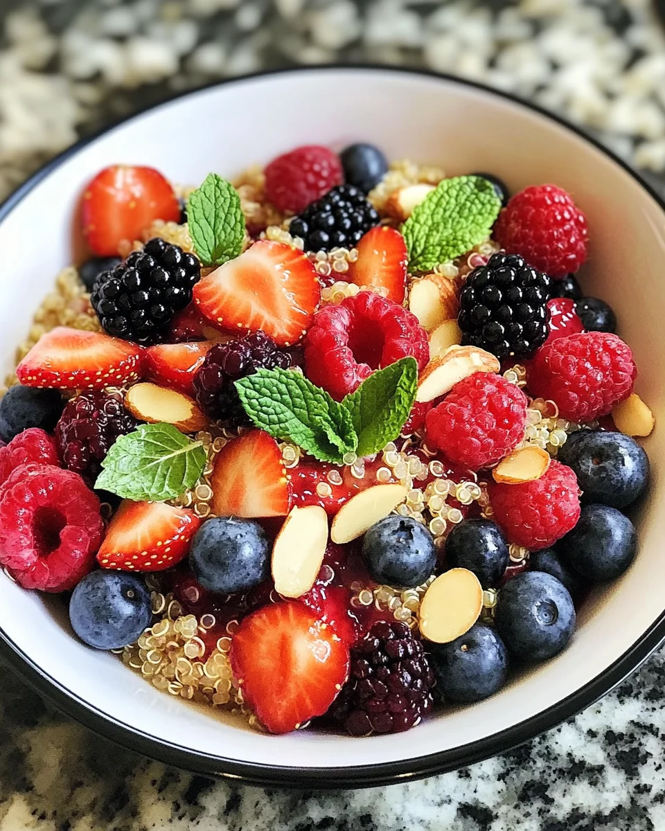 Berry Quinoa Salad: A Refreshing Summer Delight!