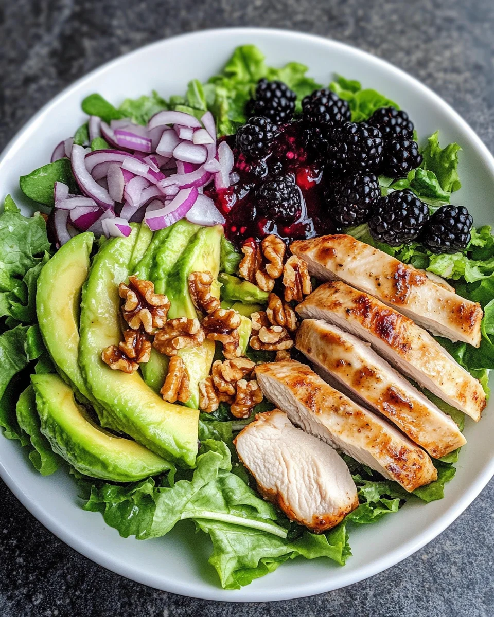 Blackberry Chicken Salad