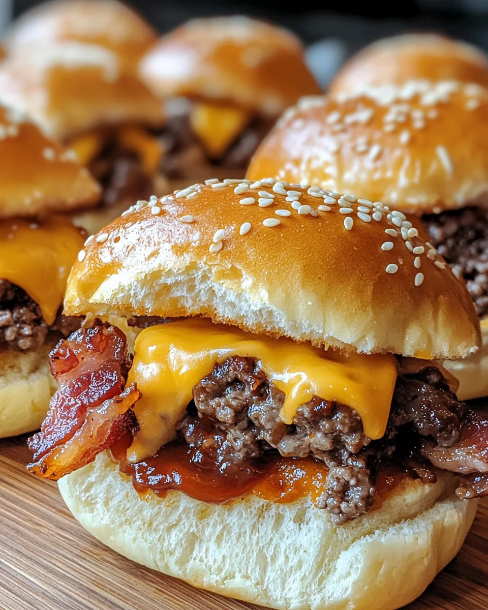 Bacon Cheeseburger Sliders