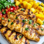 Grilled Mango Pineapple Chicken