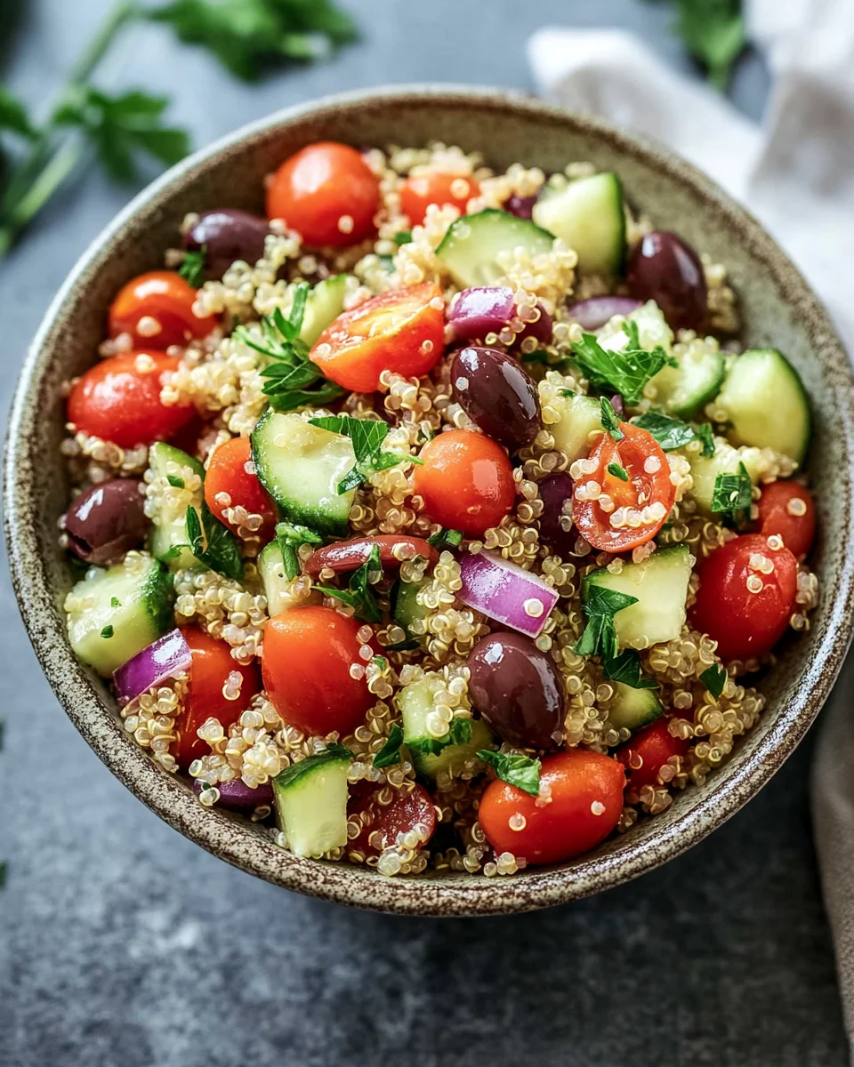 Mediterranean Quinoa Salad