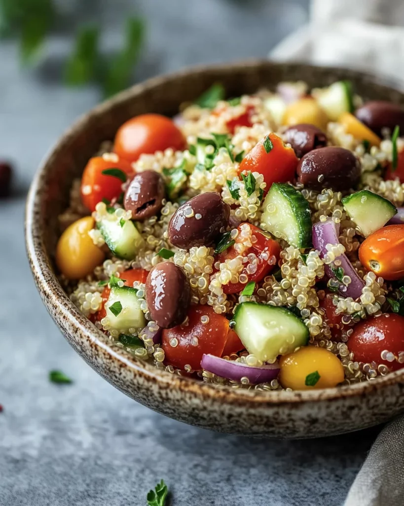 Mediterranean Quinoa Salad
