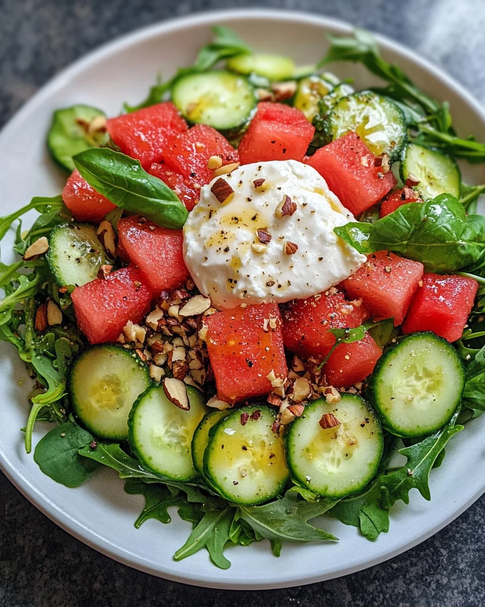 Watermelon Burrata Salad: A Refreshing Summer Delight!