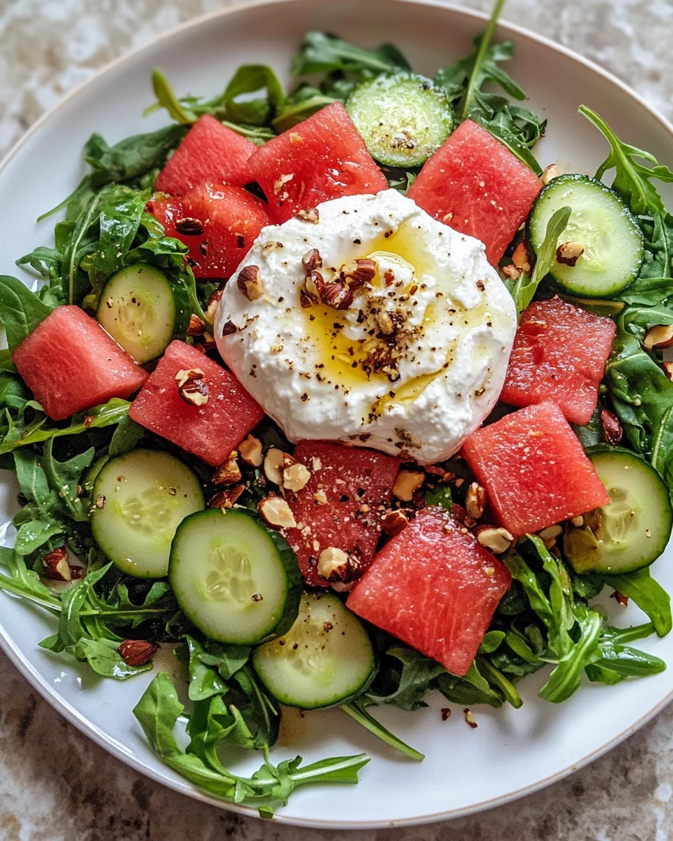 Watermelon Burrata Salad