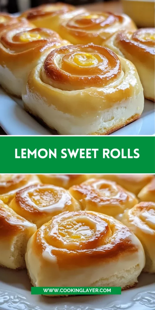 Lemon Sweet Rolls
