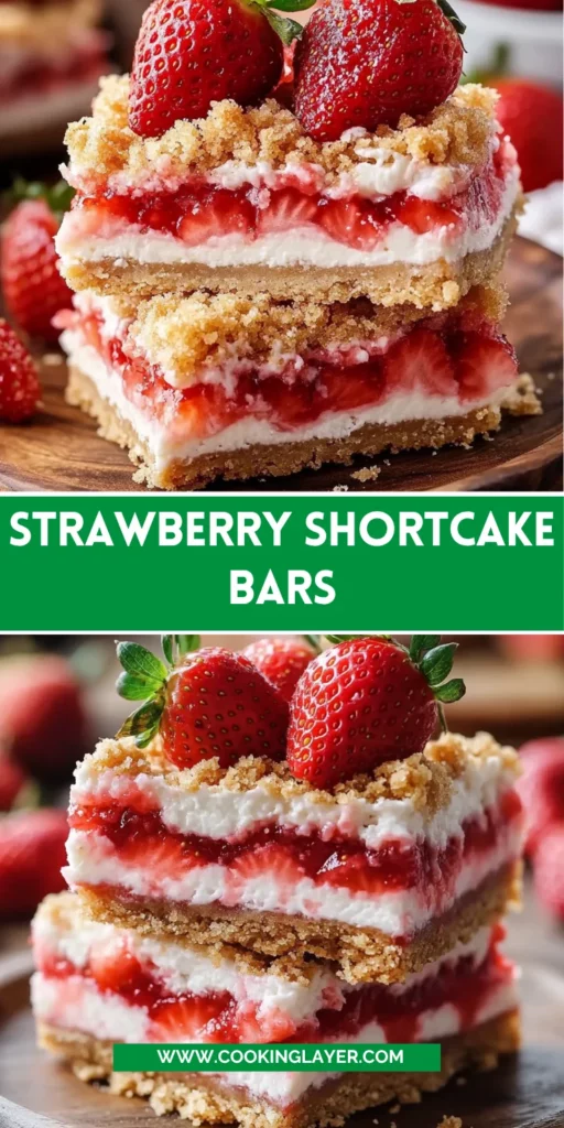 Strawberry Shortcake Bars