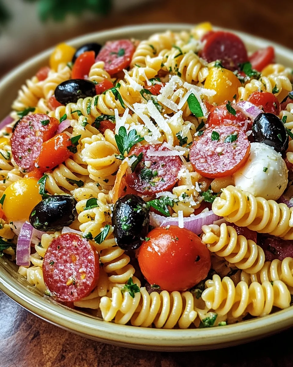 Zesty Italian Pasta Salad