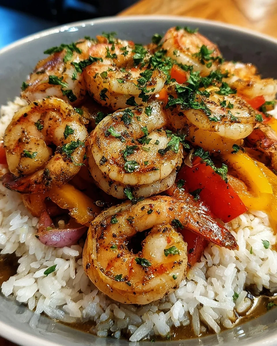 Shrimp On Rice: A Quick Delight for Dinner Tonight!