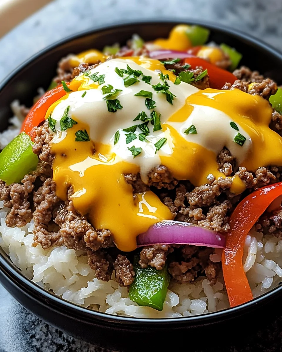 Philly Cheesesteak Bowls