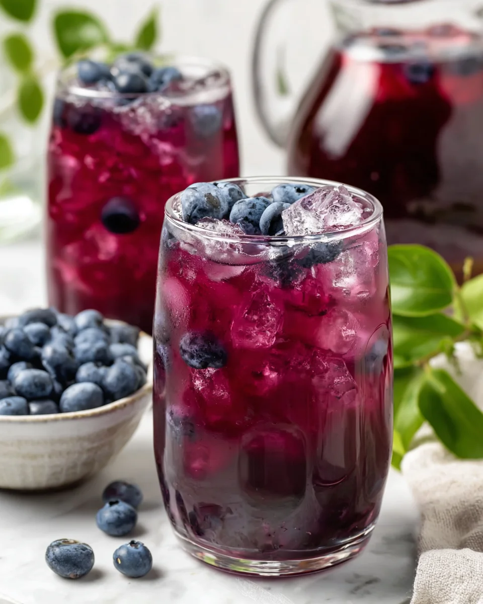Blueberry Iced Tea