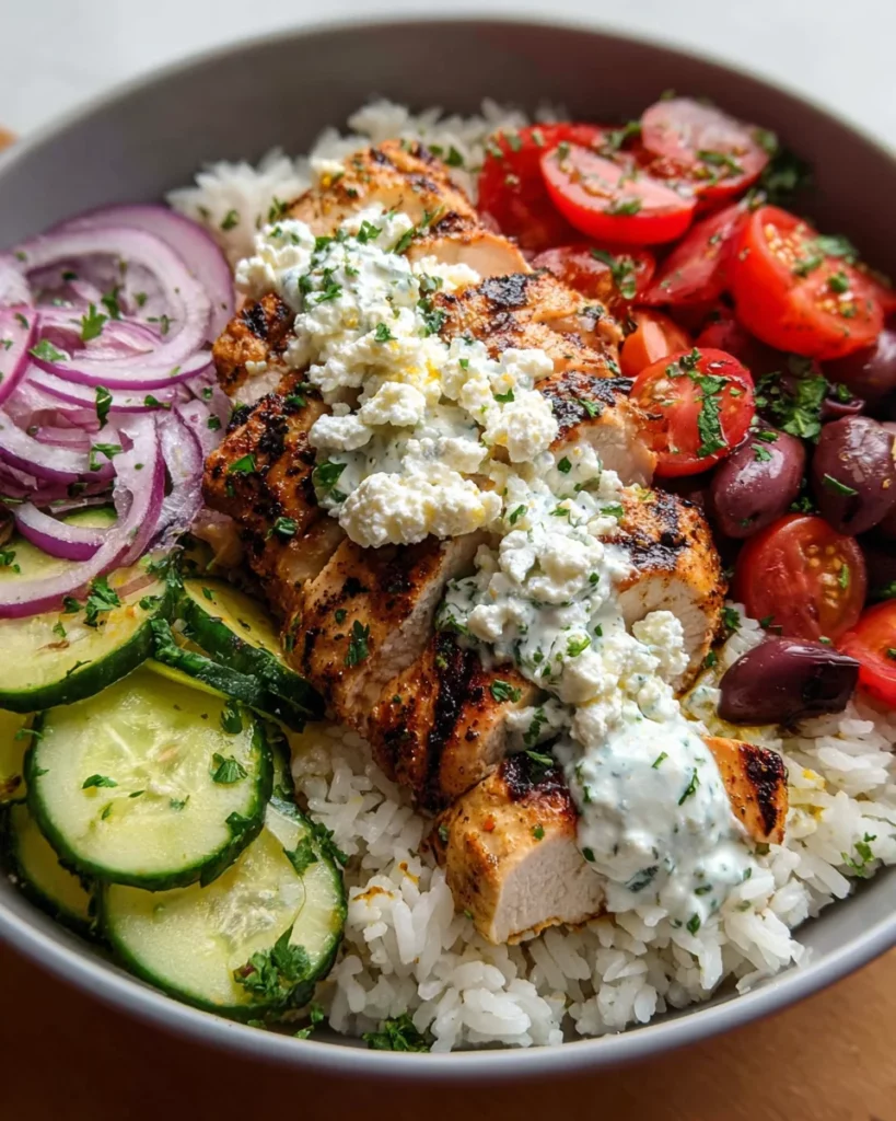 Greek Chicken Bowls
