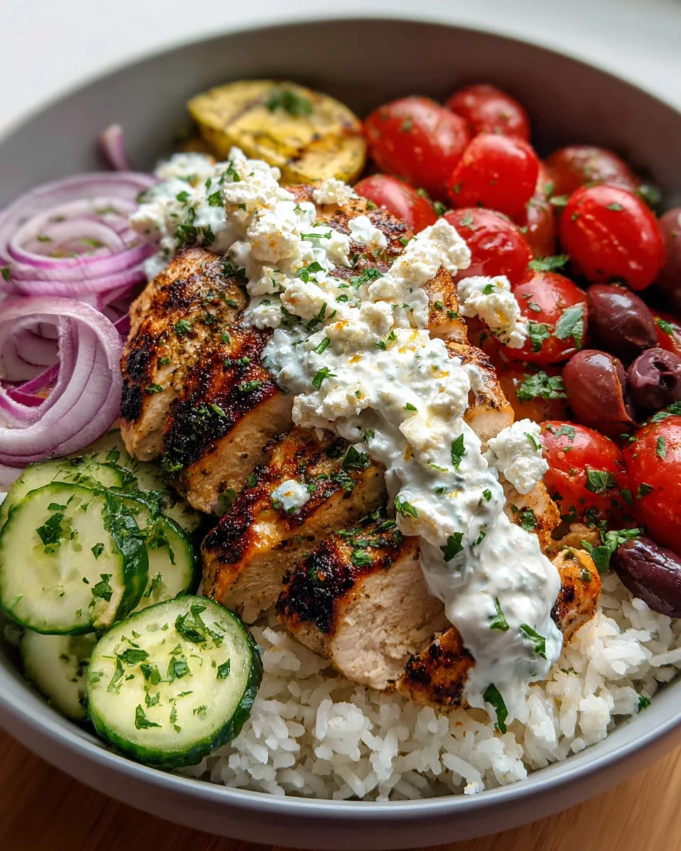 Healthy Greek Chicken Bowls: A Flavorful Meal Idea!