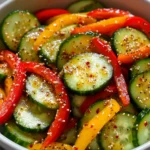 Cucumber and Sweet Pepper Salad