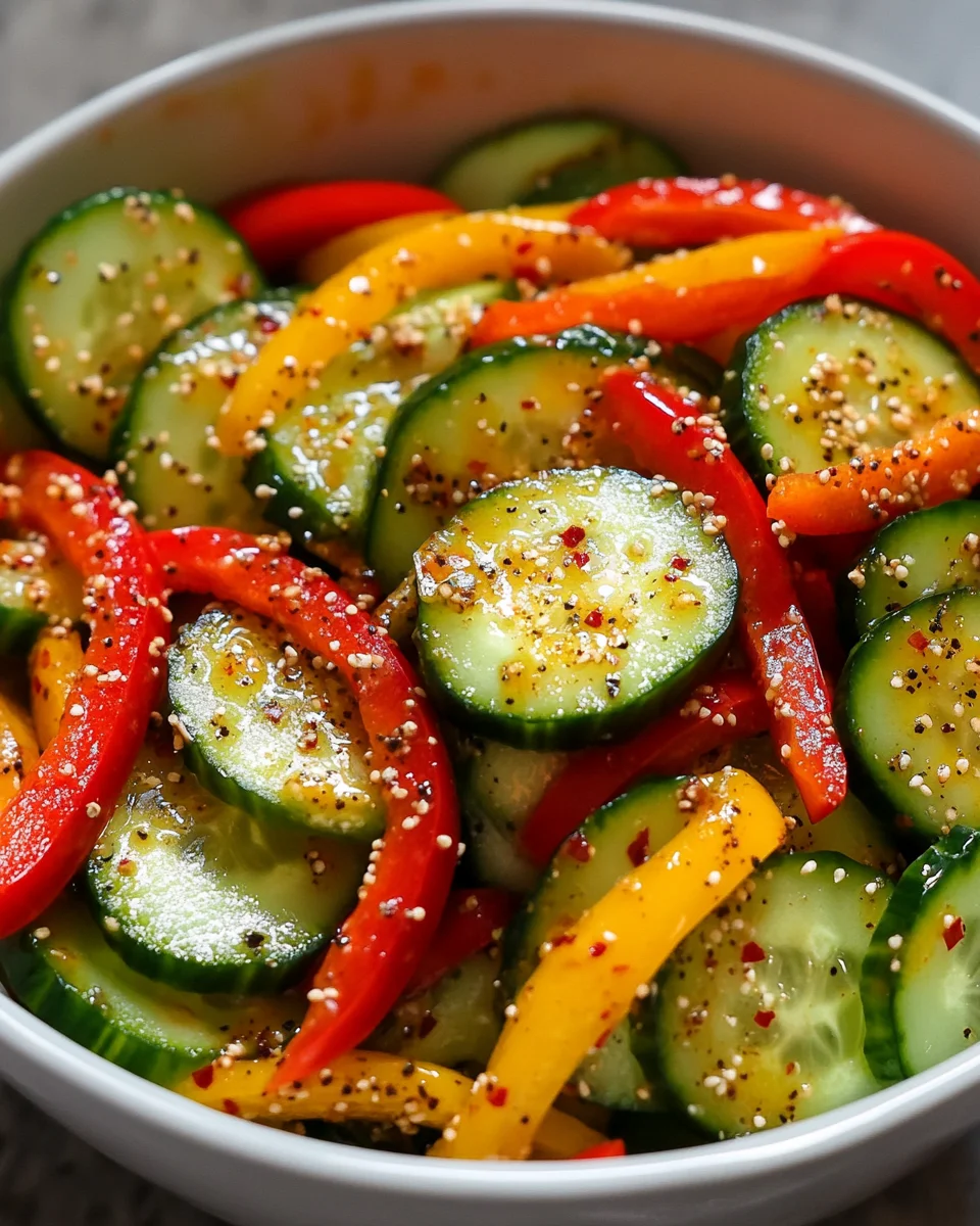 Cucumber and Sweet Pepper Salad