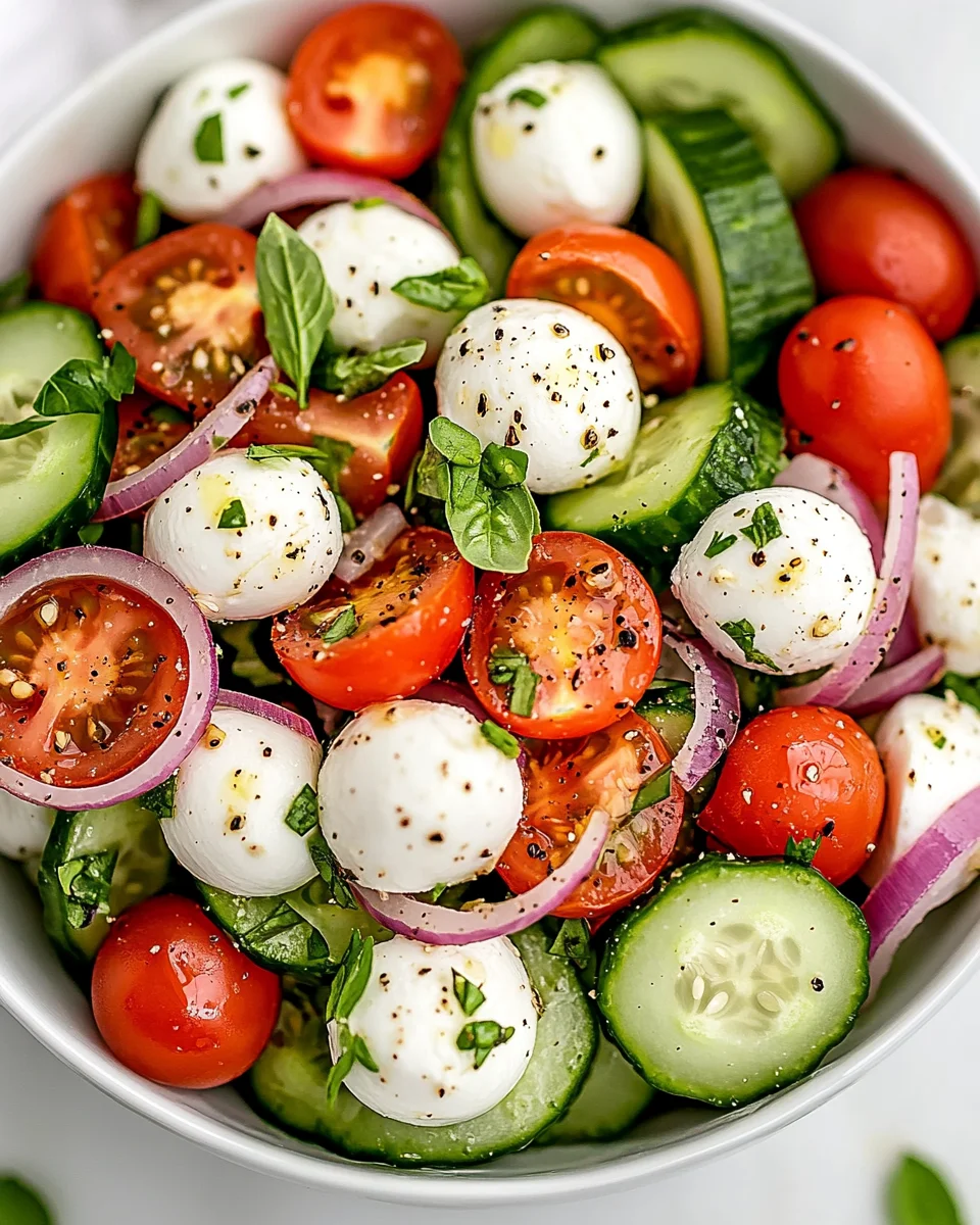 Cucumber Mozzarella Salad: Refresh Your Summer Menu Today!