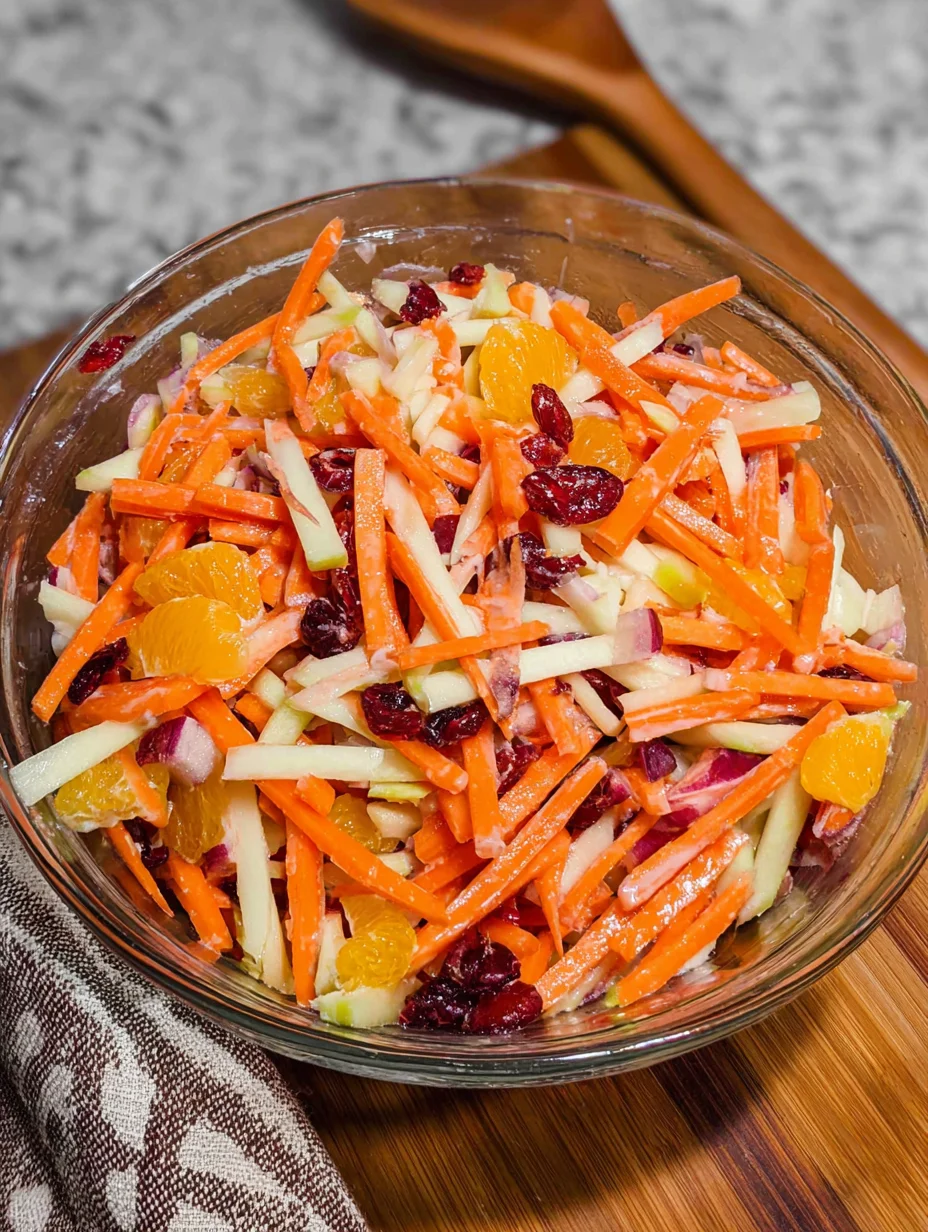 Carrot Apple Salad: A Refreshing Twist for Your Table!