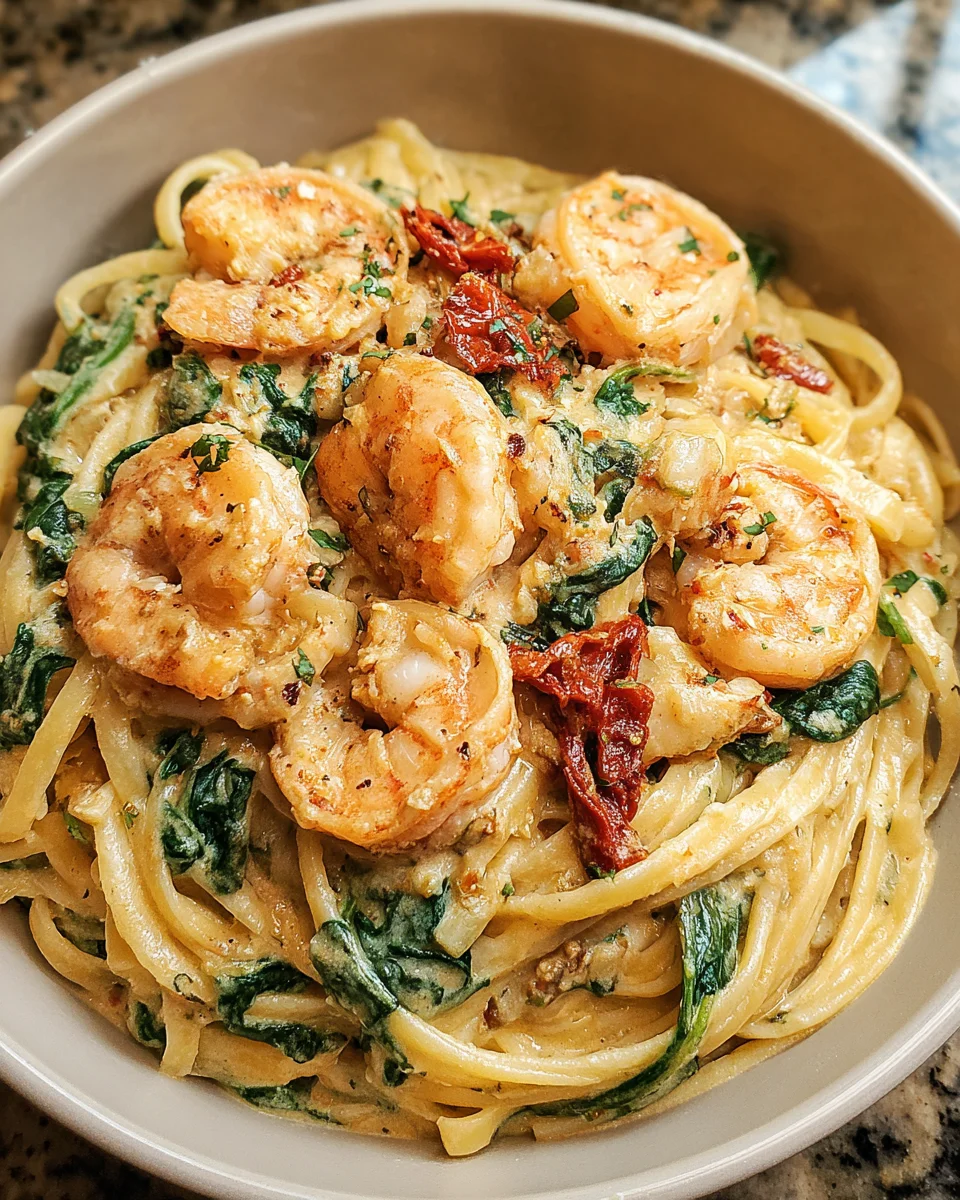 Creamy Tuscan Shrimp Linguine: A Foodie’s Delight!