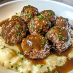 Slow Cooker Salisbury Steak Meatballs