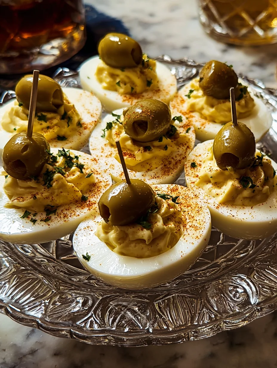 Dirty Martini Deviled Eggs: A Fun Twist for Parties!
