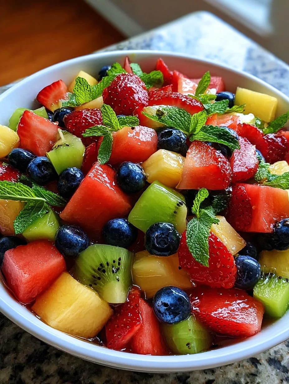 Honey Lime Fruit Salad