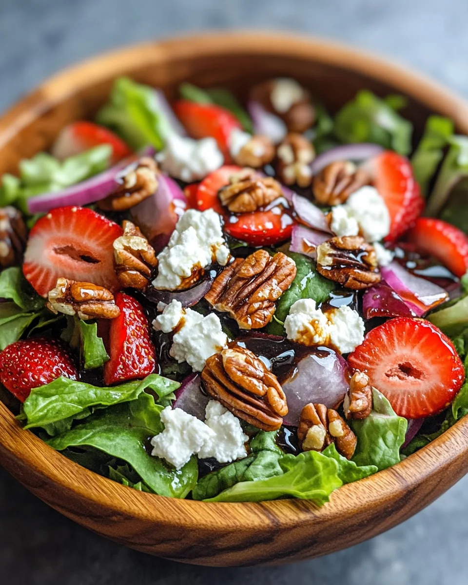 Spring Mix Salad with Balsamic Honey Dressing