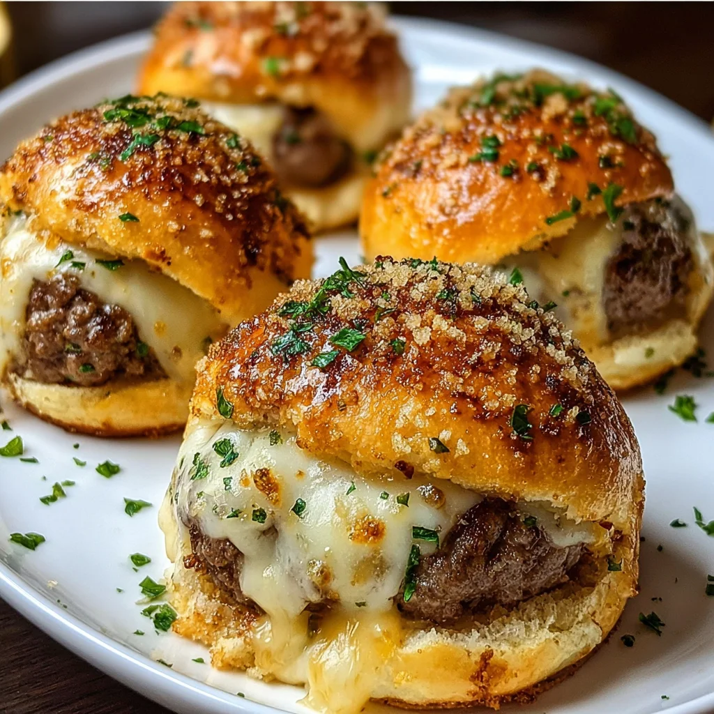 Garlic Parmesan Cheeseburger Bombs: Your New Favorite Snack!