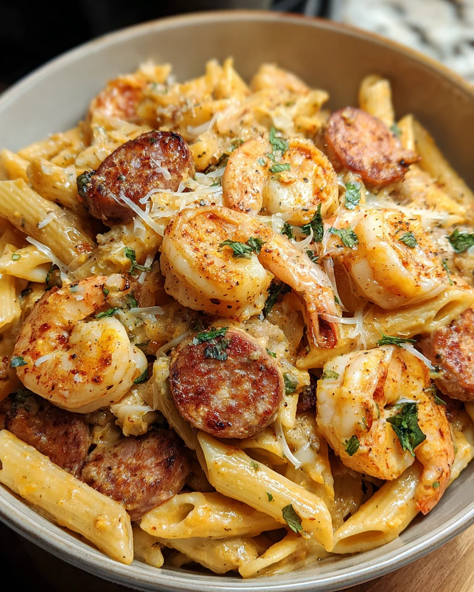 Creamy Cajun Shrimp and Sausage Pasta: Taste the South!