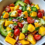Avocado Mango Salad with Zesty Lime Dressing