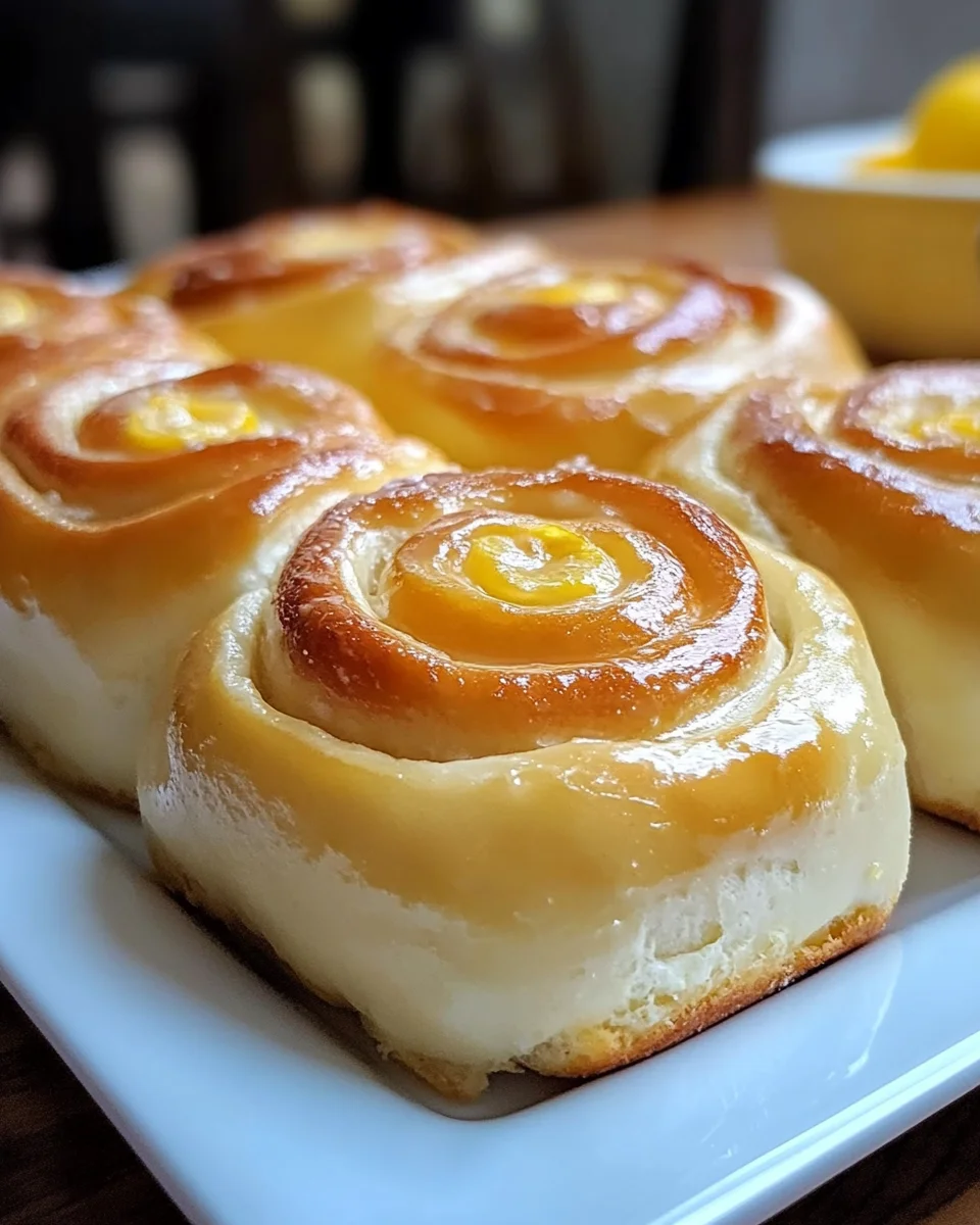Lemon Sweet Rolls: Enjoy a Tangy Delicious Treat!
