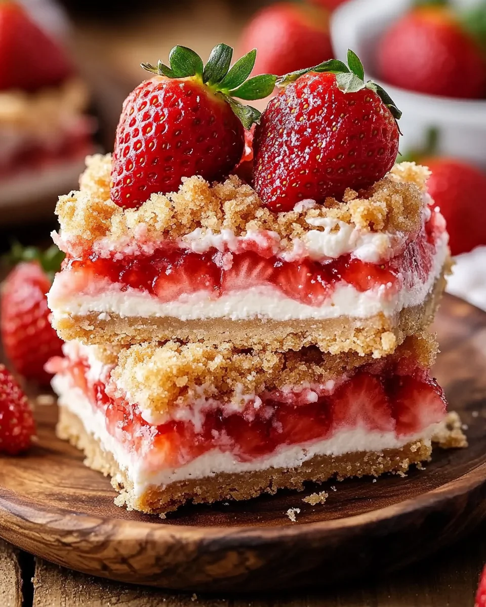 Strawberry Shortcake Bars
