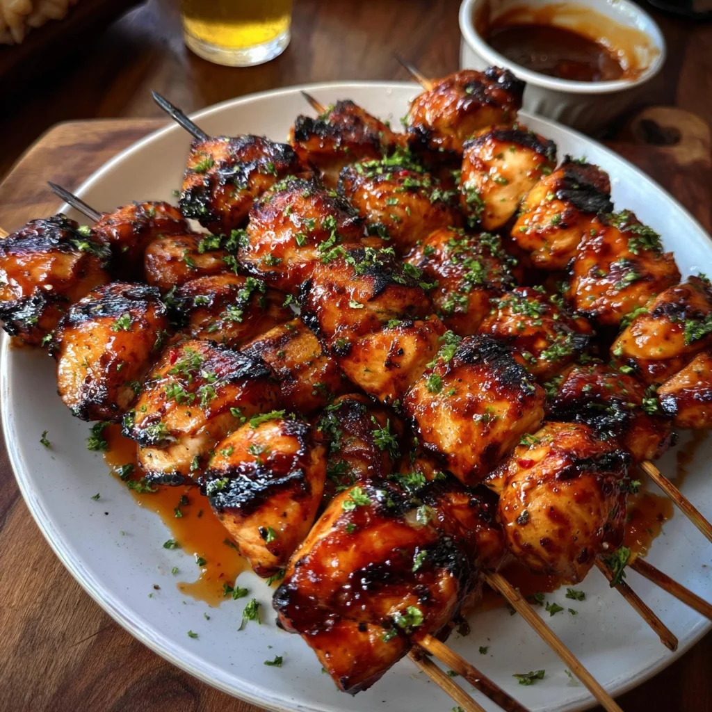 Firecracker Chicken Skewers: A Spicy Delight Awaits!