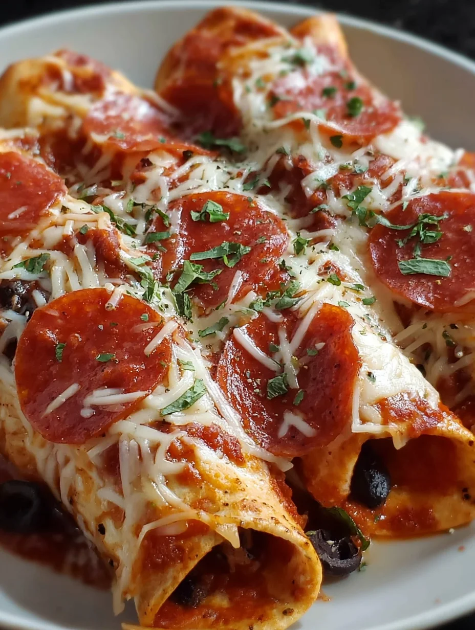 Cheesy Pepperoni Pizza Rolls