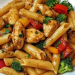 One-Pot Spicy Honey Garlic Chicken Pasta