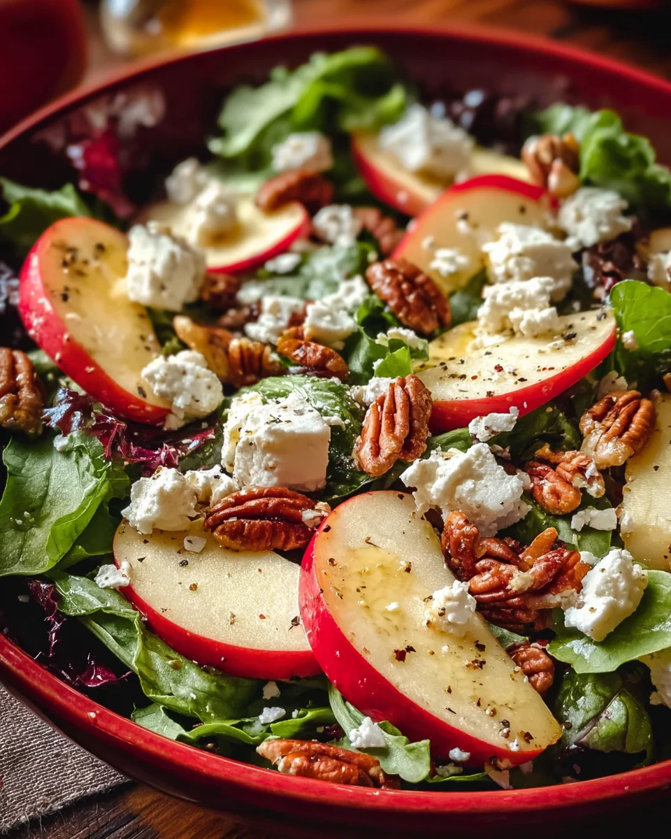 Honeycrisp Apple Feta Salad