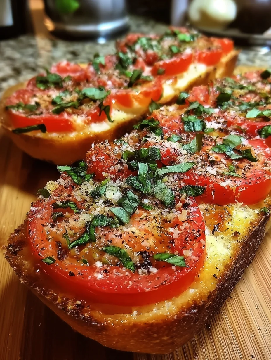 Tomato Basil Garlic Bread: A Must-Try Flavor Sensation!