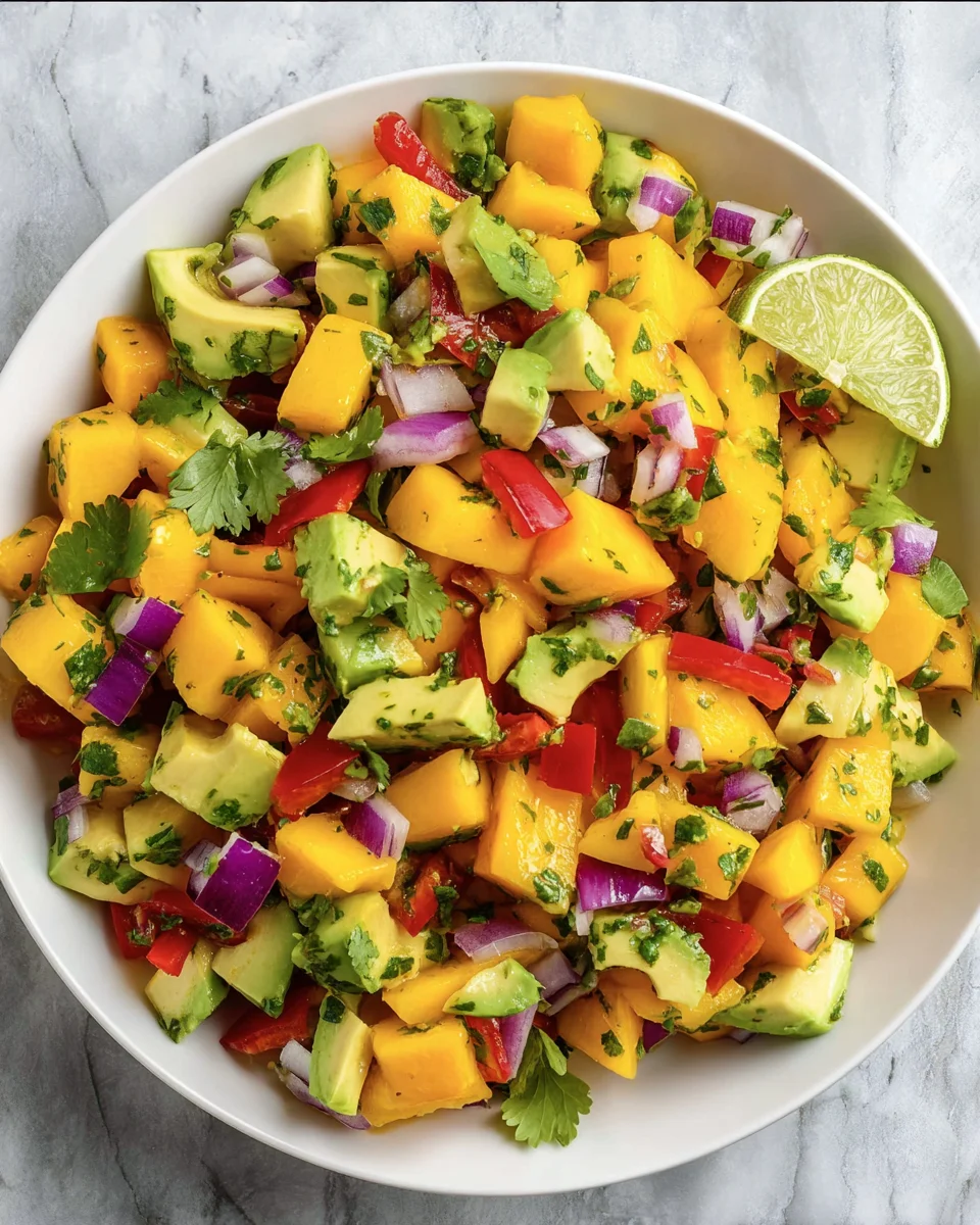 Avocado and Mango Salad: A Refreshing Summer Delight!