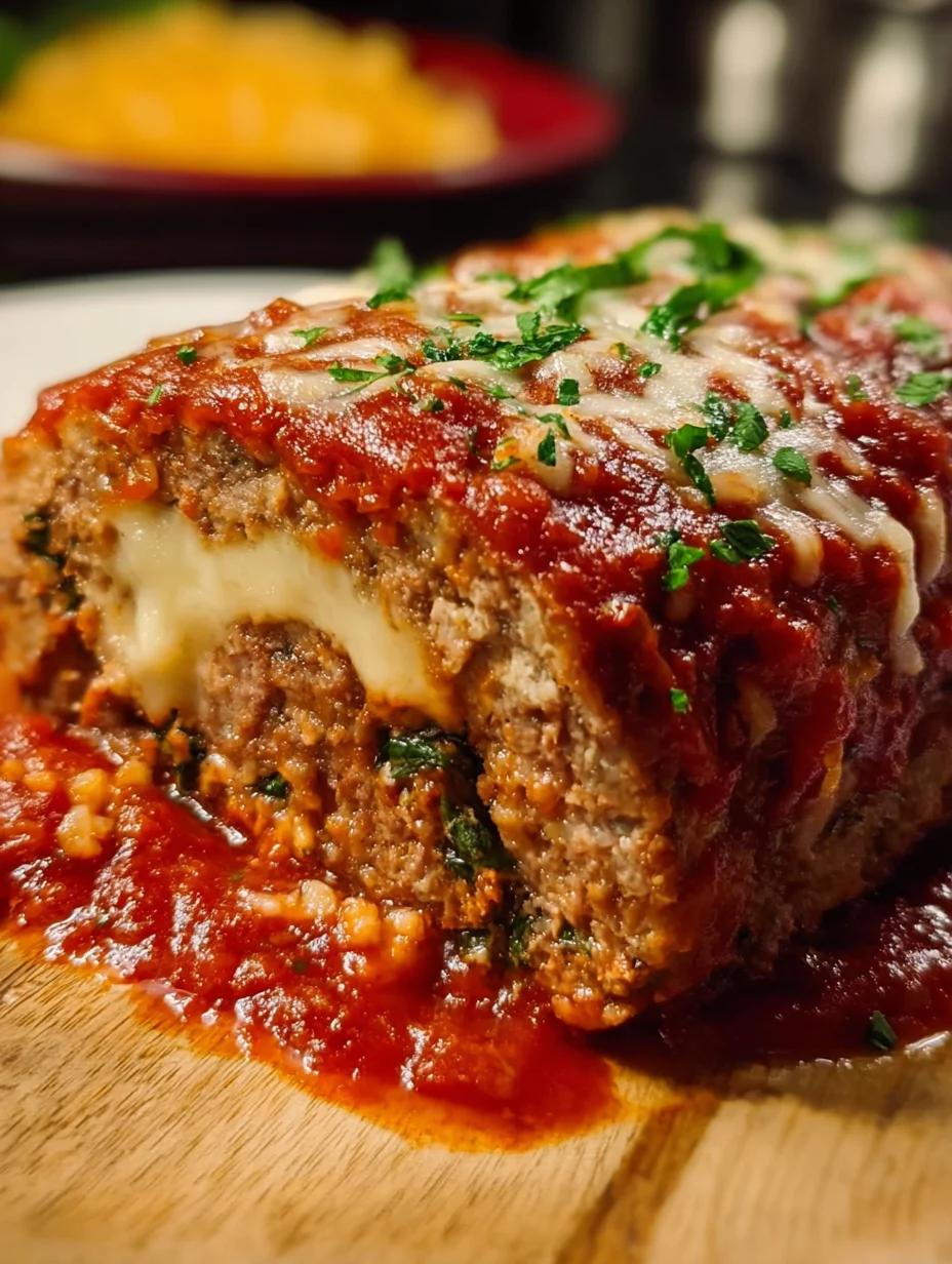 Stuffed Italian Meatloaf